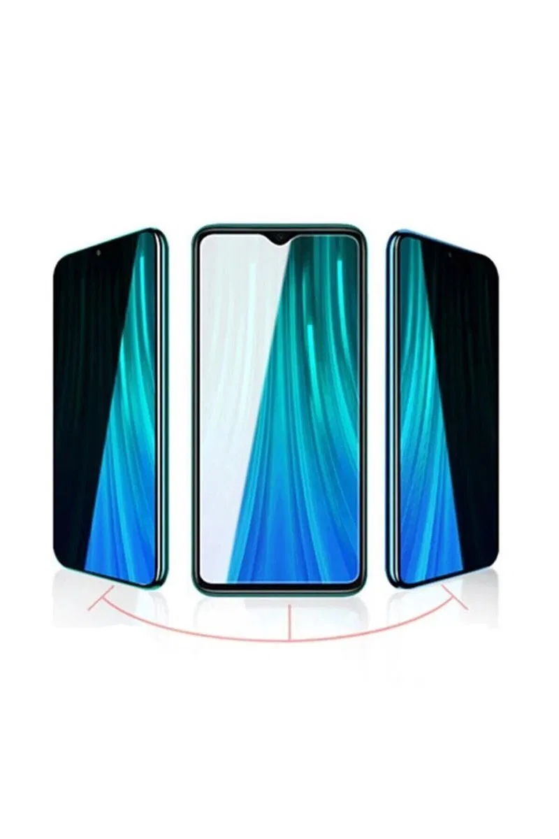 Redmi Note 8 Pro Uyumlu Hayalet Ekran Gizli Tam Kaplayan Kırılmaz Cam Seramik Ekran Koruyucu Film görsel 3