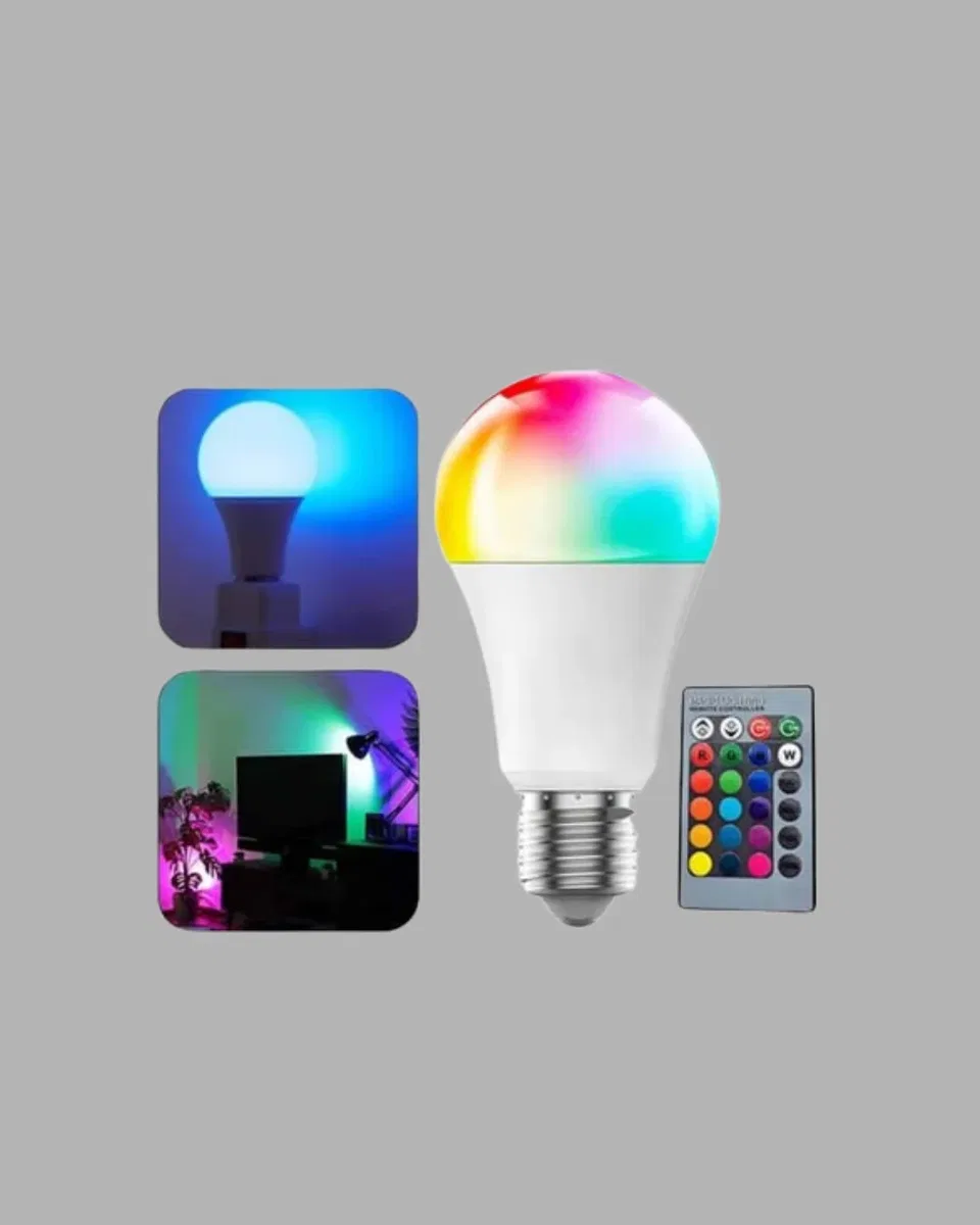 Renk Değiştiren RGB LED Ampul 16 Renk Uzaktan Kumandalı 2025 Model görsel 2