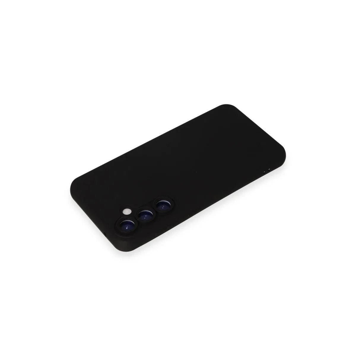Samsung Galaxy S24 Kılıf Nano İçi Kadife Silikon - Siyah görsel 3