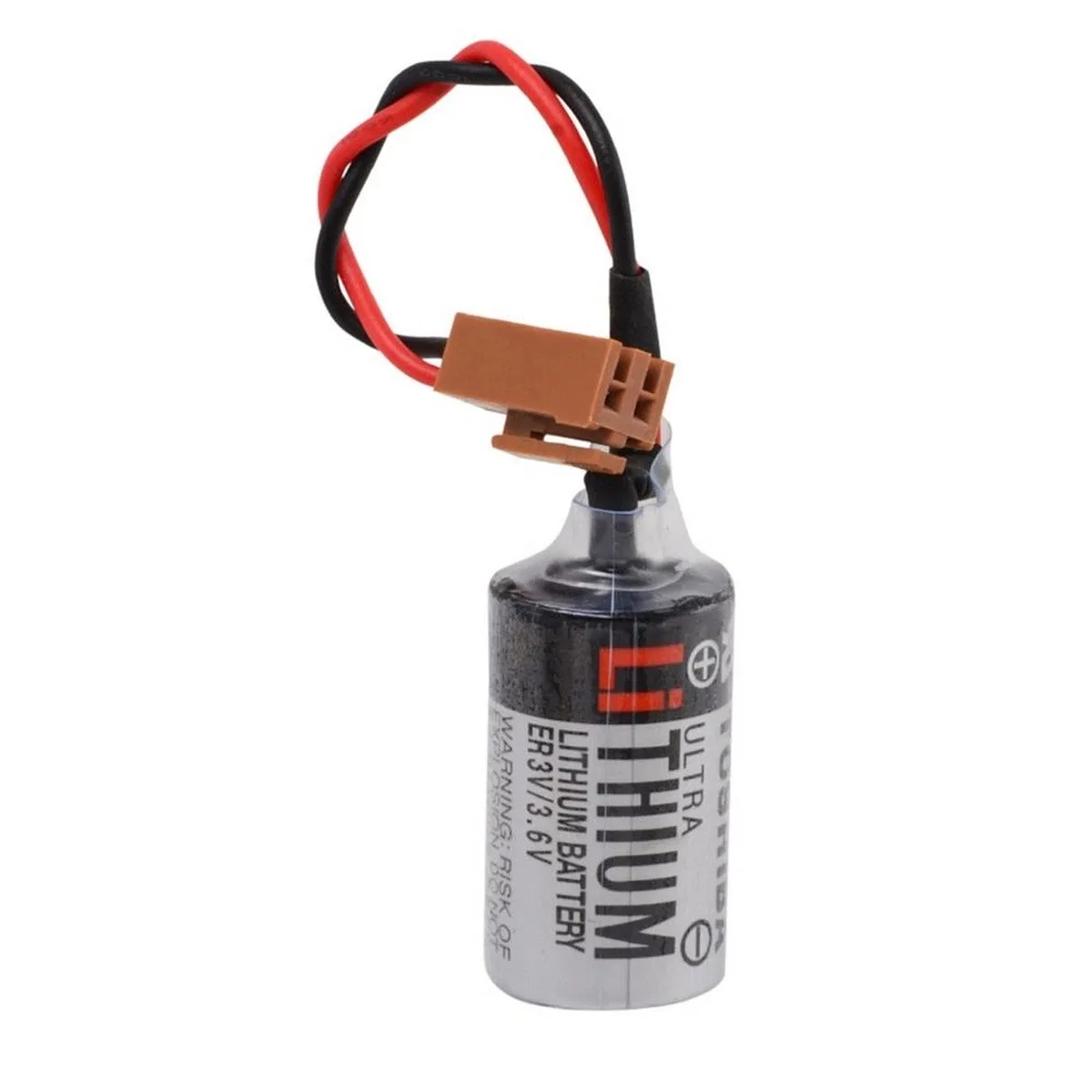 Toshiba Er3v 3. 6v 1/2aa Size Lithium Pil - Kahverengi Soket