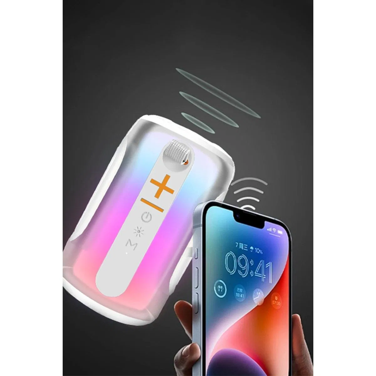 Pluse 8 Rgb Kablosuz Hoparlör - Siyah görsel 3