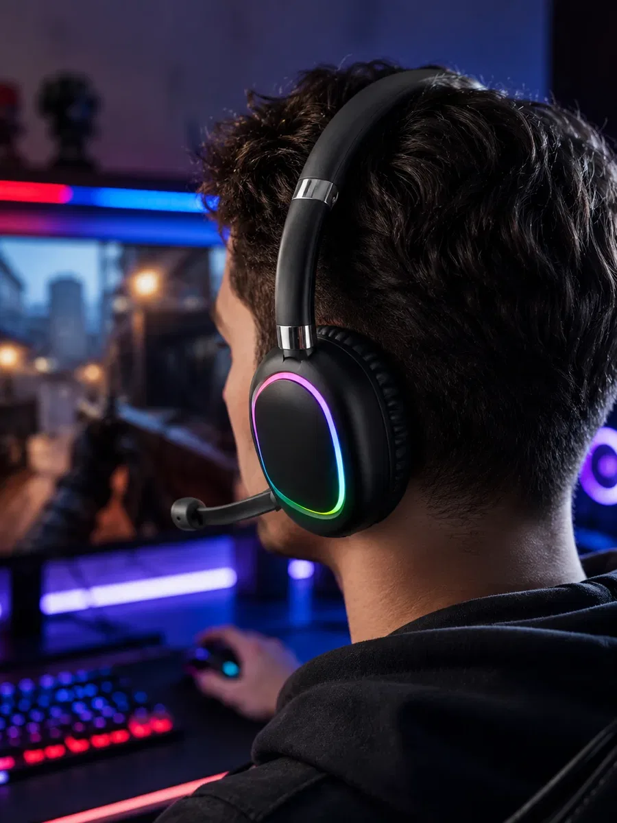 RGB SİYAH KULAKLIK MAX-17 görsel 3