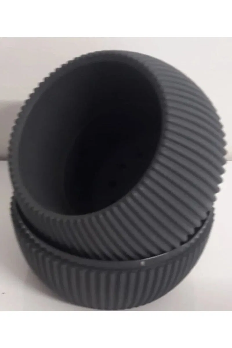Mercan Saksı 2 Numara 0, 35 Litre Su Hazneli Dekoratif Kaktüs Sukulent Saksı 11, 8x9, 2 cm görsel 3