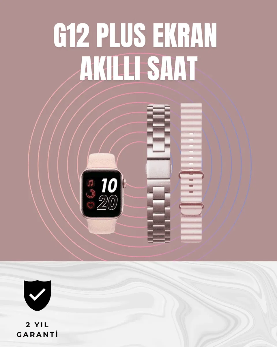 Titreşimli Bildirimli Akıllı Saat – Nabız, GPS, Spor Modları, Telefon Eşleştirme Özellikli