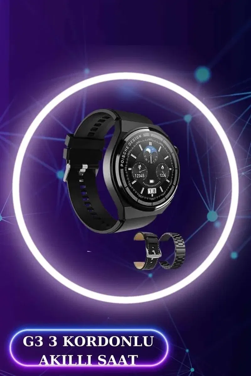 Akıllı Saat ve Kulaklık Seti Dokunmatik Ekran 5. 0 Bluetooth Bağlantılı Sesli Görüşme görsel 4