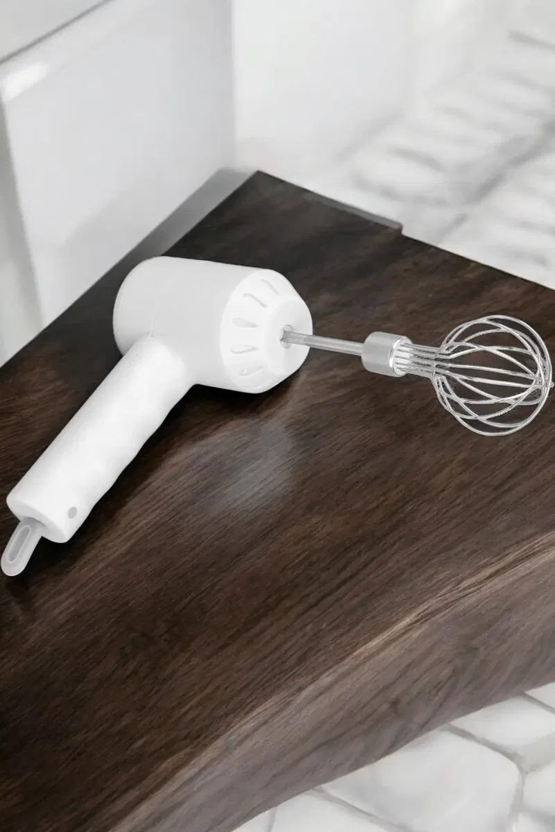 Şarjlı El Mikseri USB Şarjlı Elektrikli Taşınabilir Mini Paslanmaz Çelik görsel 2