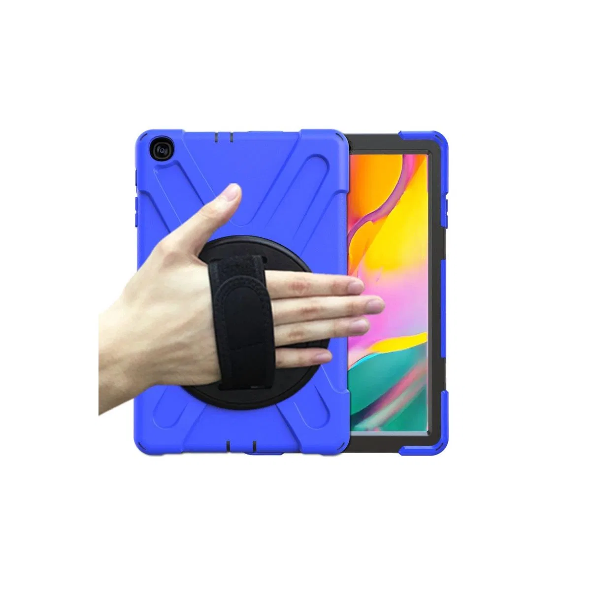 Samsung Galaxy T510 Tab A 10. 1 Kılıf Amazing Tablet Kapak - Mavi görsel 2