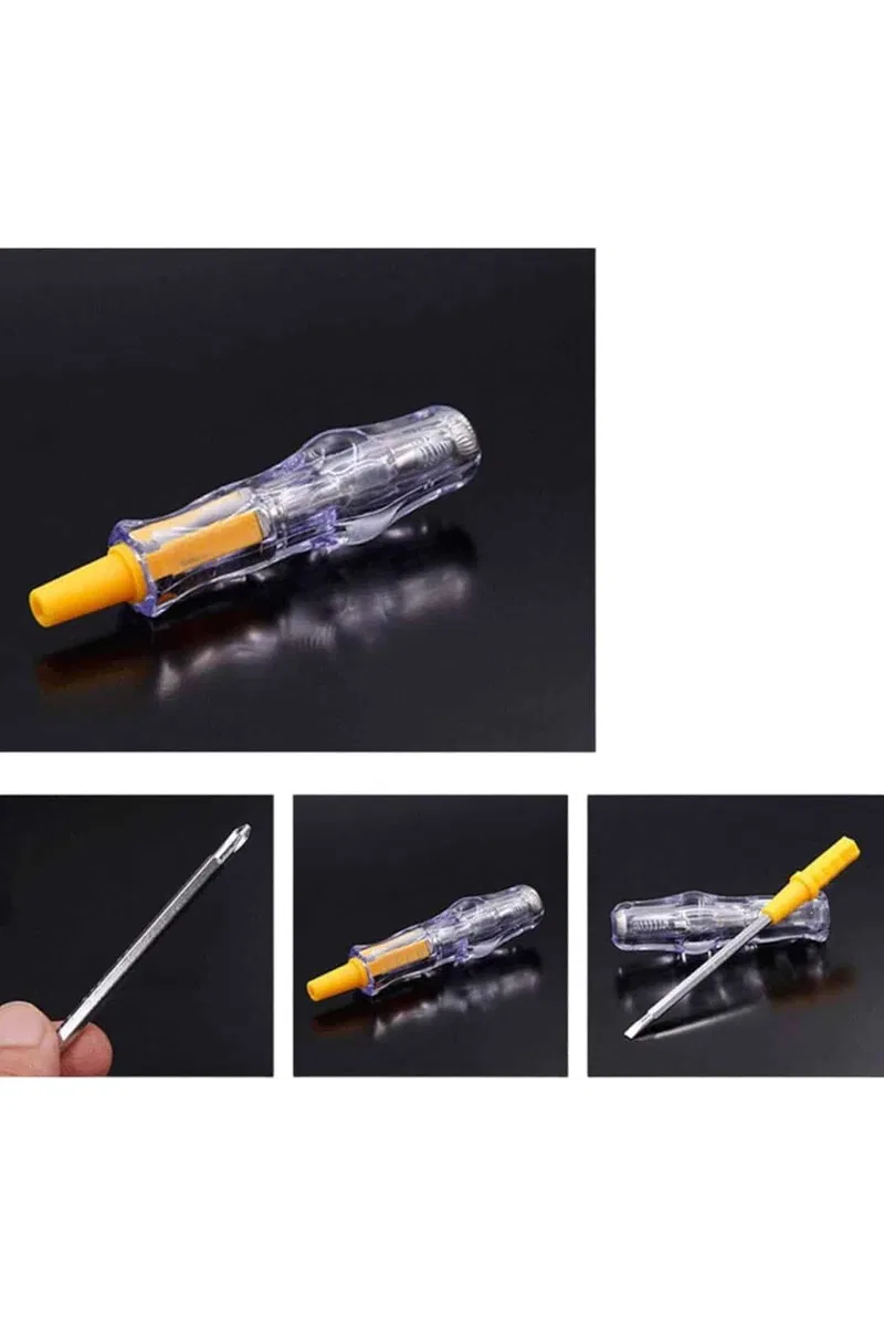 Kontrol Kalemi Nikel Kaplama Çift Başlıklı Test Cihazı görsel 5