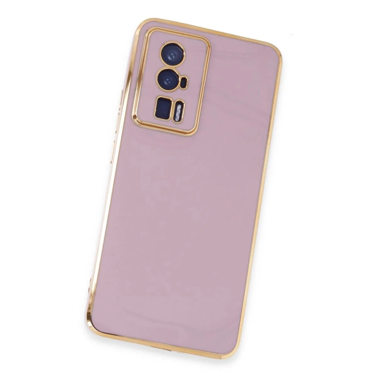 Xiaomi Poco F5 Pro Kılıf Volet Silikon - Mor görsel 3