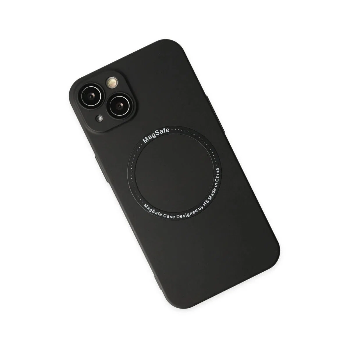 Apple İphone 14 Plus Kılıf Jack Magneticsafe Lens Silikon - Siyah görsel 3