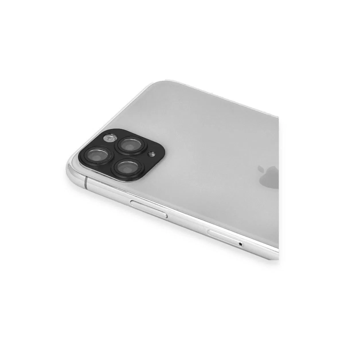 Apple İphone 11 Pro Max Pers Alüminyum Kamera Lens - Siyah görsel 3