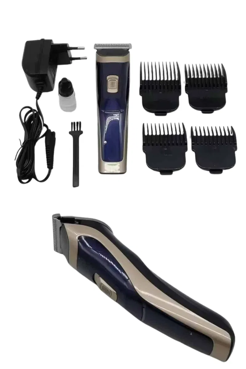 Tıraş Makinesi 4 Başlıklı Paslanmaz Çelik Bıçaklı Tüm Saç Tiplerine Uygun görsel 4