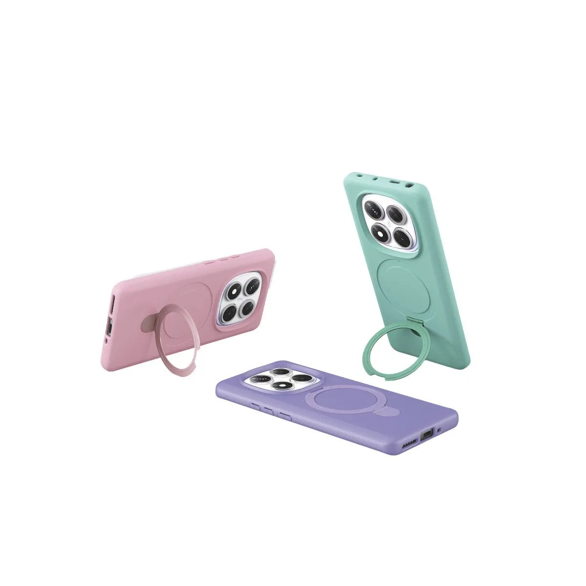 Xiaomi Redmi Note 14 Pro 4g Regal Magsafe Standlı Kapak - Turuncu görsel 6