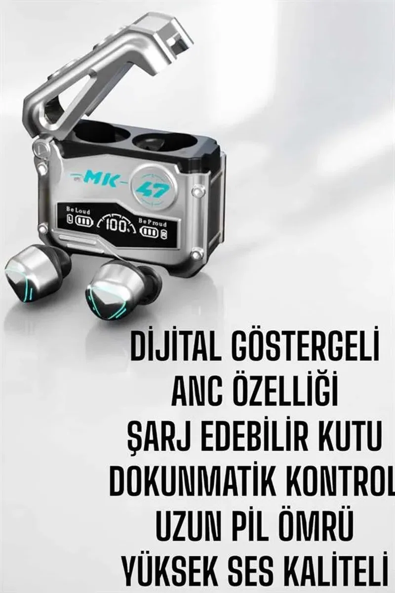 Oyuncu Kulaklığı Bluetooth Bağlantılı ANC Özelliği 5. 0 Bluetooth