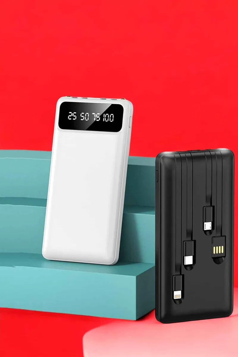 Powerbank 20. 000 Mah LCD Ekran USB Lightning Type-C Uyumlu İOS ve Android görsel 4