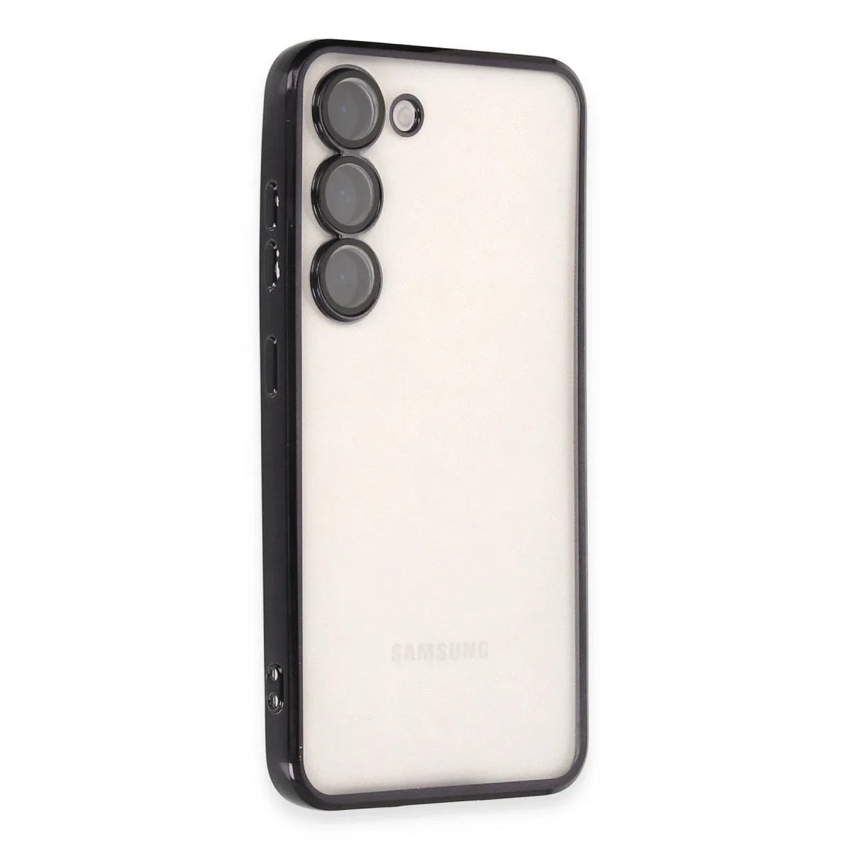 Samsung Galaxy S24 Kılıf Razer Lensli Silikon - Siyah
