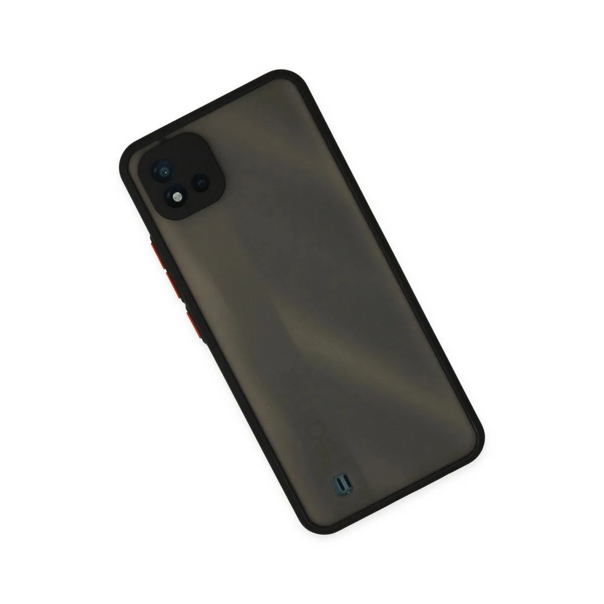 Realme C11 2021 Kılıf Montreal Silikon Kapak - Siyah görsel 2