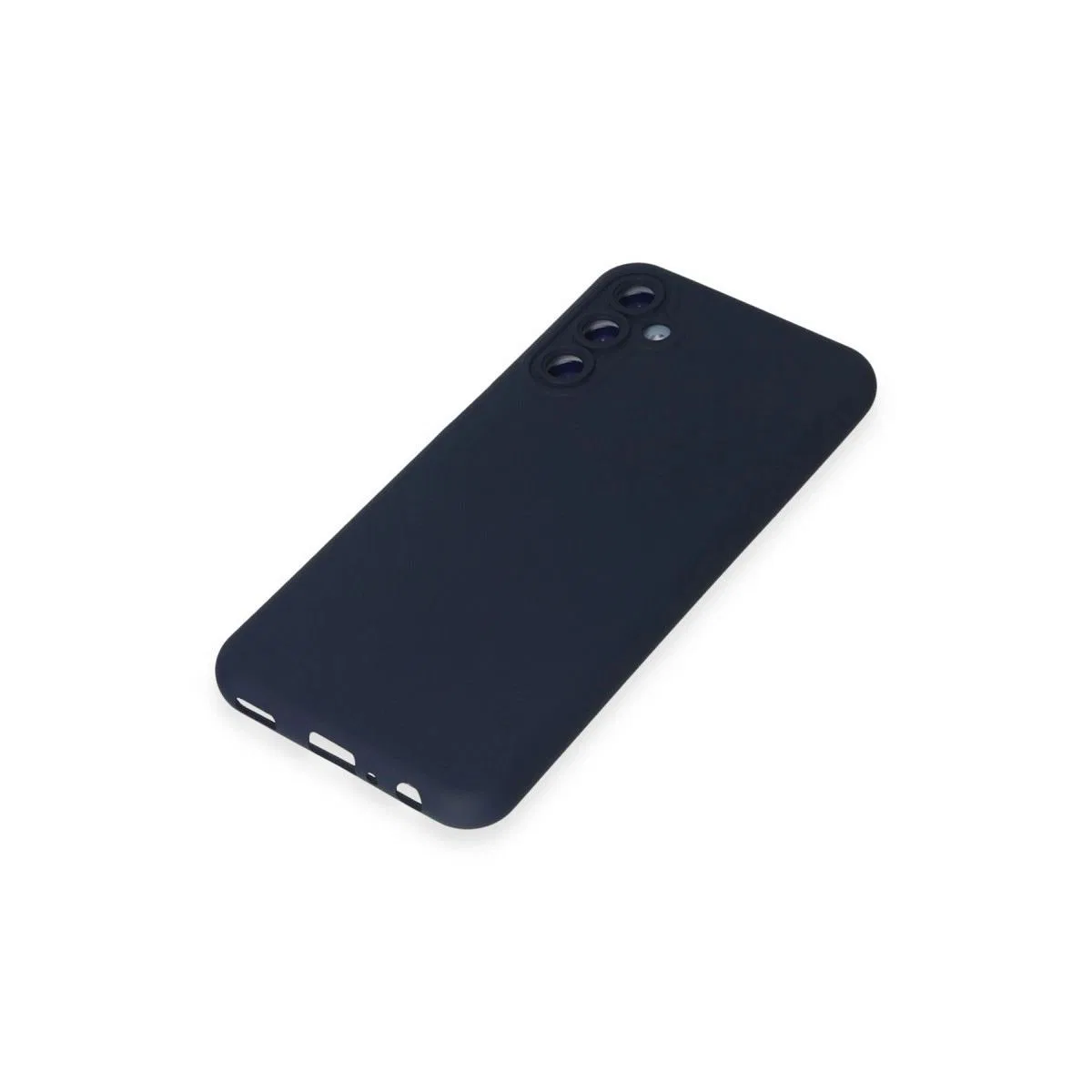 Samsung Galaxy M34 5g Kılıf Nano İçi Kadife Silikon - Lacivert görsel 4