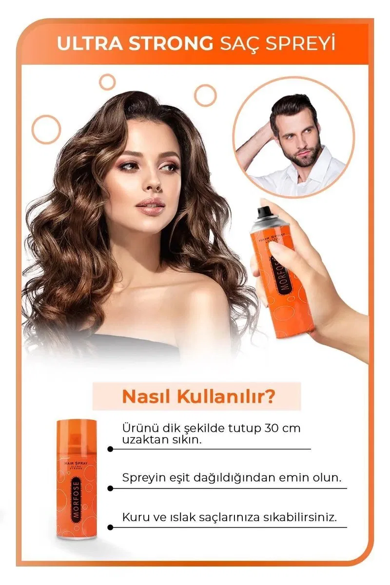 Ultra Strong Saç Spreyi 75 ML - Güçlü Tutuş - mrfs görsel 3