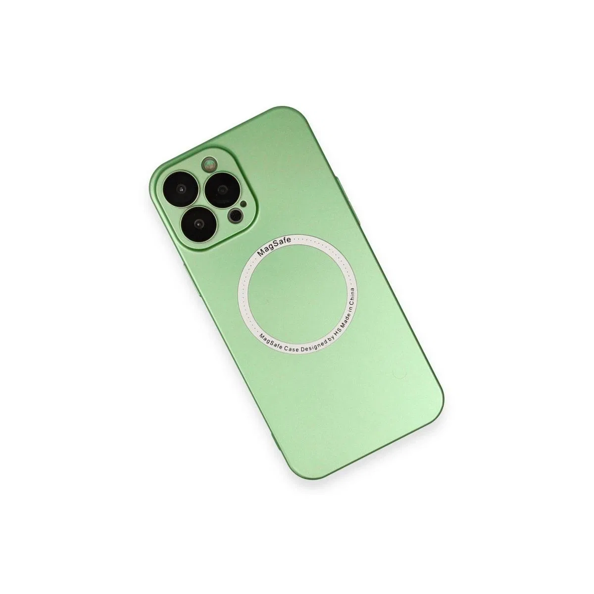 Apple İphone 13 Pro Kılıf Jack Magneticsafe Lens Silikon - Yeşil görsel 3