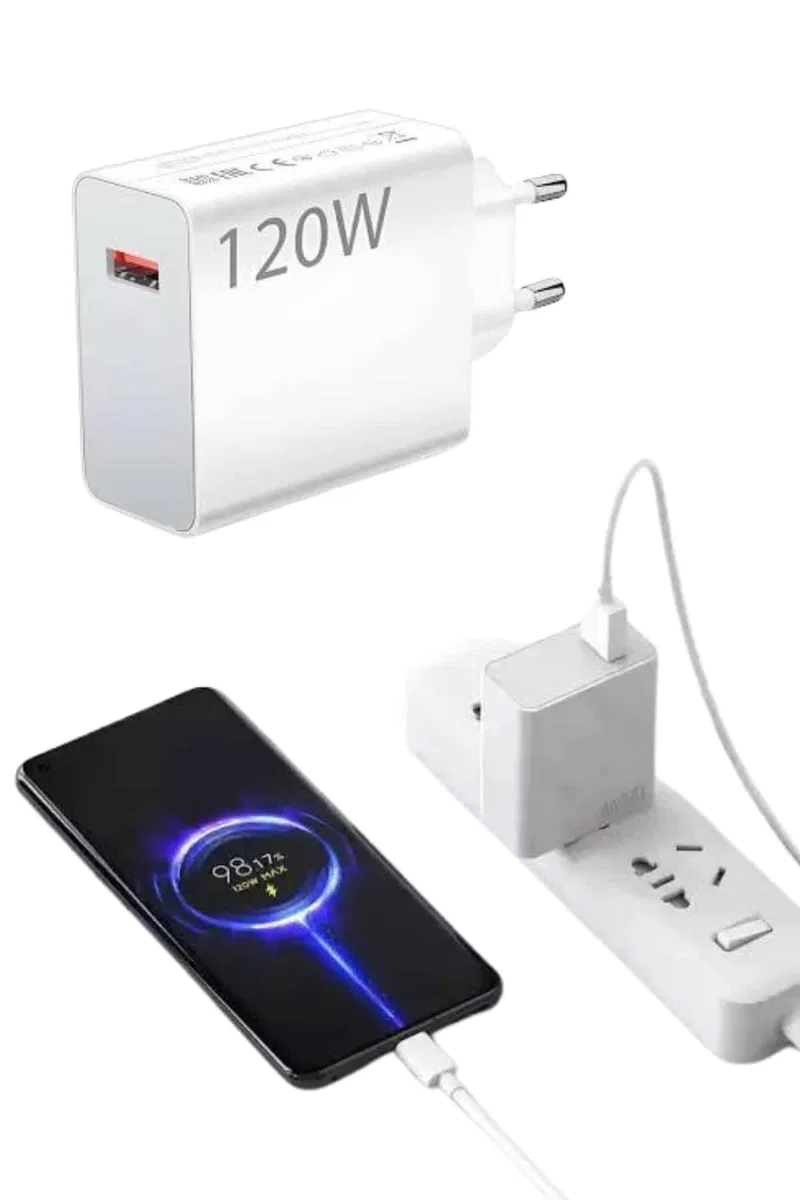 Turbo Hızlı Şarj Destekli 120W USB-C Şarj Seti görsel 2