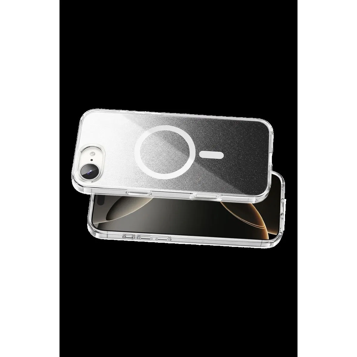 Onegif Apple İphone 17e Sora Simli Magsafe Kapak - Siyah görsel 3