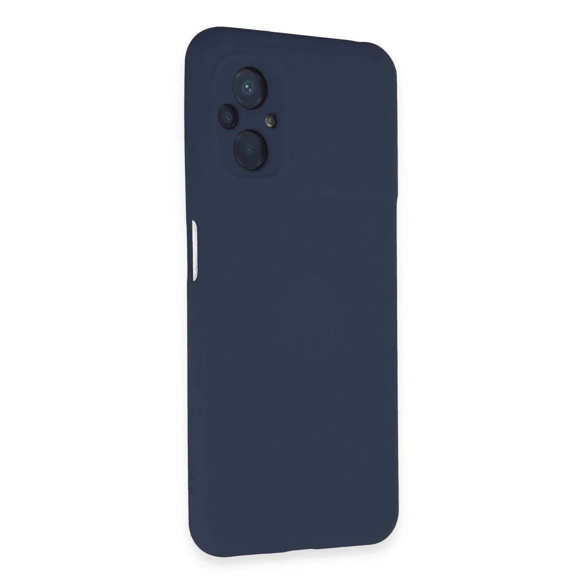 Xiaomi Poco M5 Kılıf Nano İçi Kadife Silikon - Lacivert görsel 2