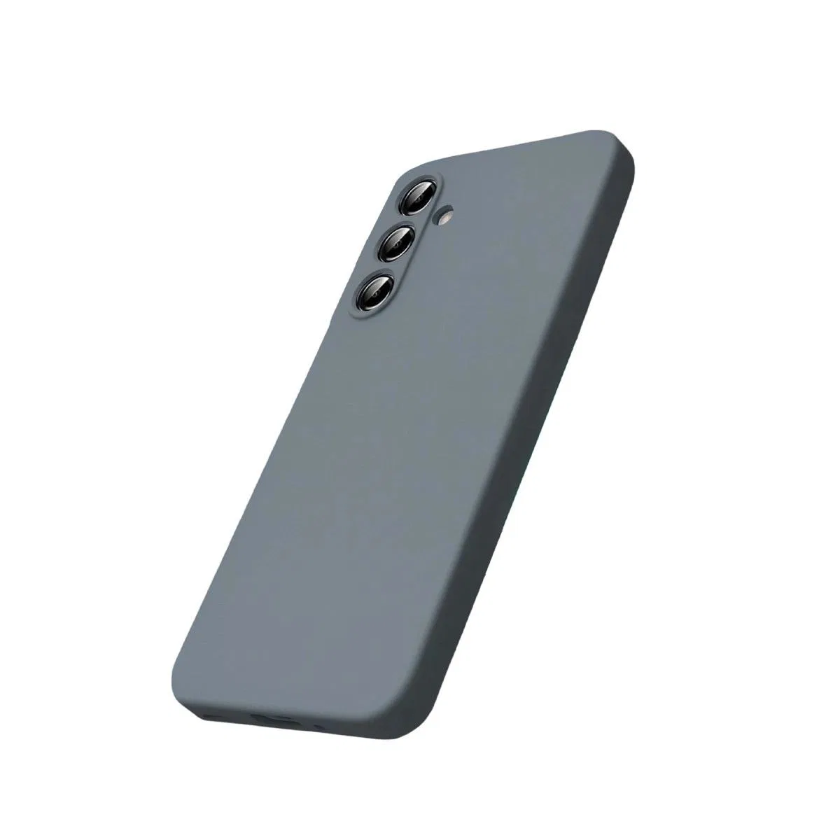 Samsung Galaxy A17 5g Nano İçi Kadife Silikon - Gri görsel 3