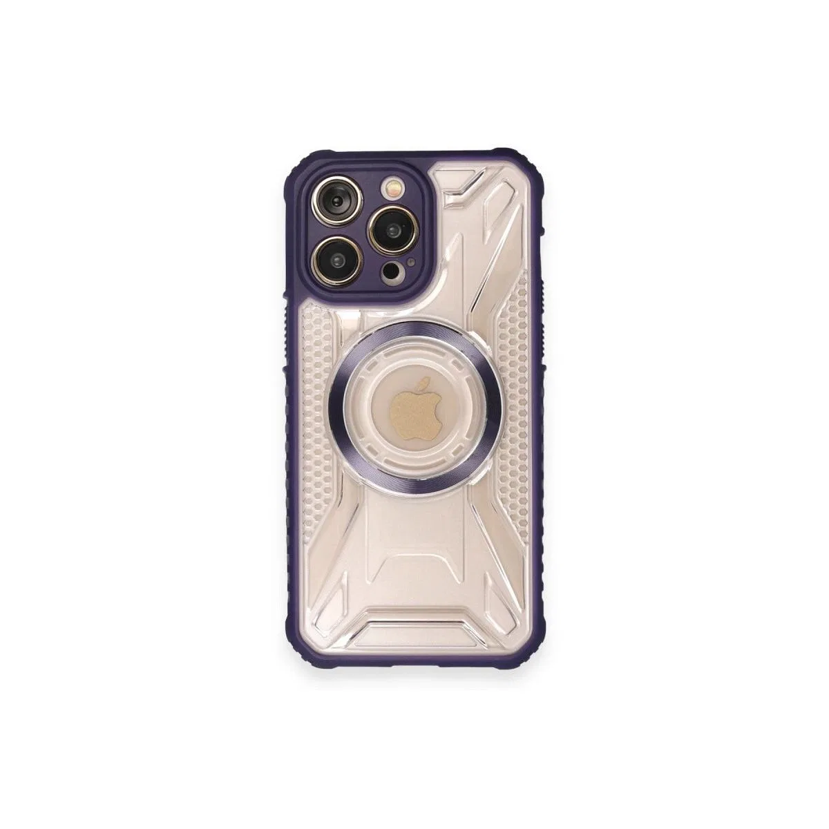 Apple İphone 12 Pro Max Kılıf Prag Magneticsafe Kapak - Derin Mor