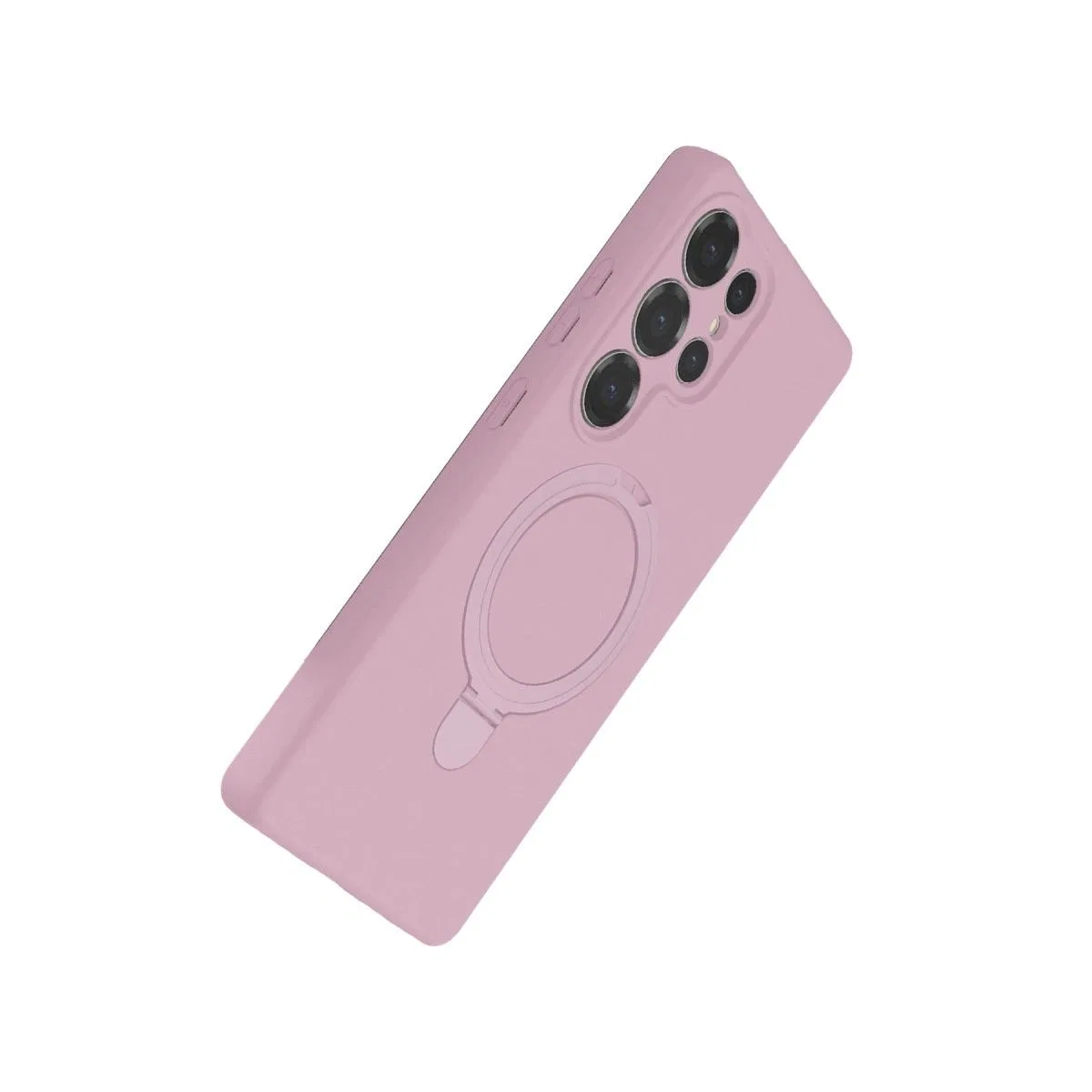 Samsung Galaxy S23 Ultra Regal Magsafe Standlı Kapak - Açık Pembe görsel 3