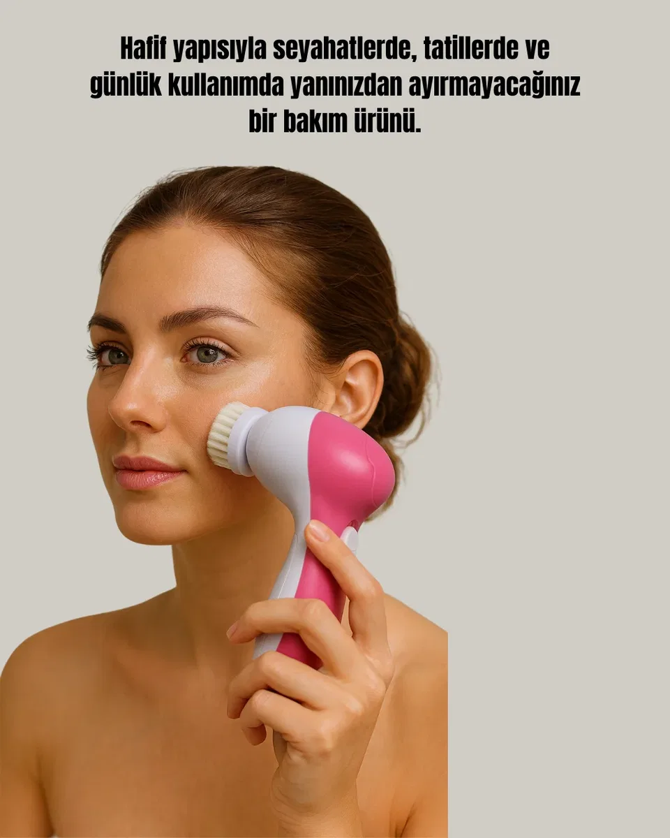 Fırçalı Yüz Temizleme ve Spa Masaj Cihazı görsel 4