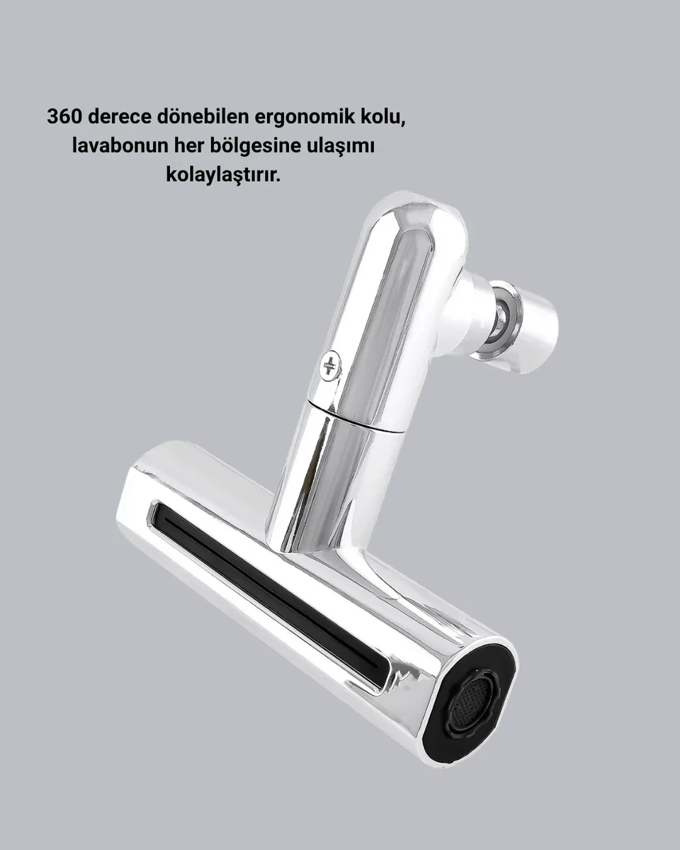 4 Fonksiyonlu Musluk Başlığı 360 Derece Dönebilen ve Su Tasarruflu görsel 5