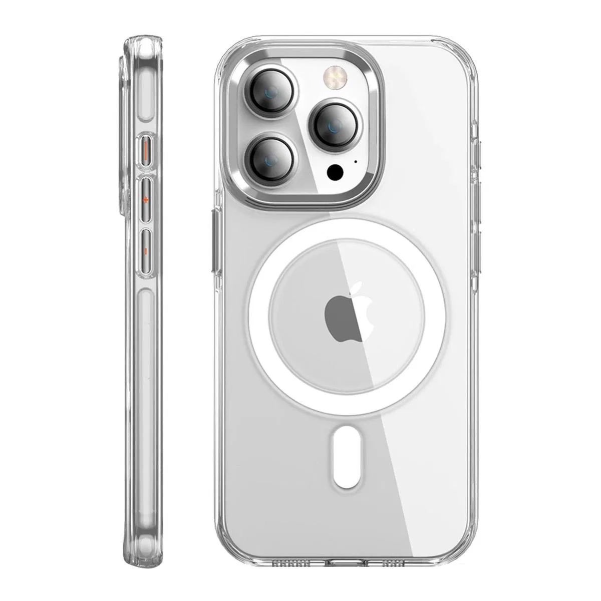 Joko Apple İphone 15 Pro Max Kılıf Crystal Magsafe Kapak - Şeffaf