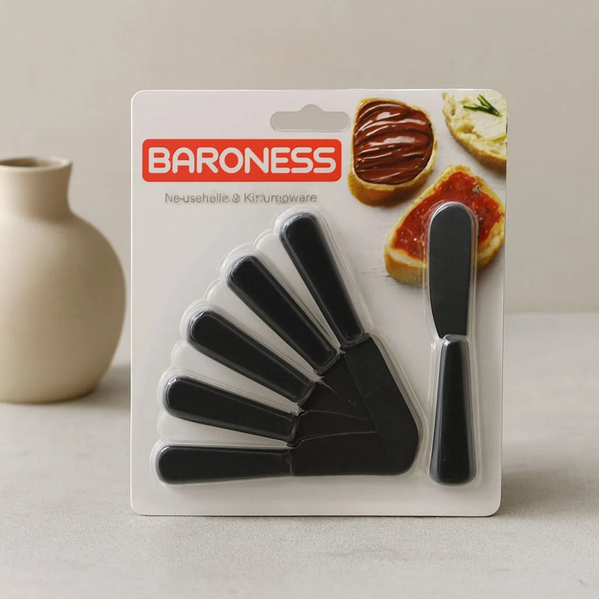 Kahvaltı ve Tereyağı servis seti (6 Parça) ( 11CM)