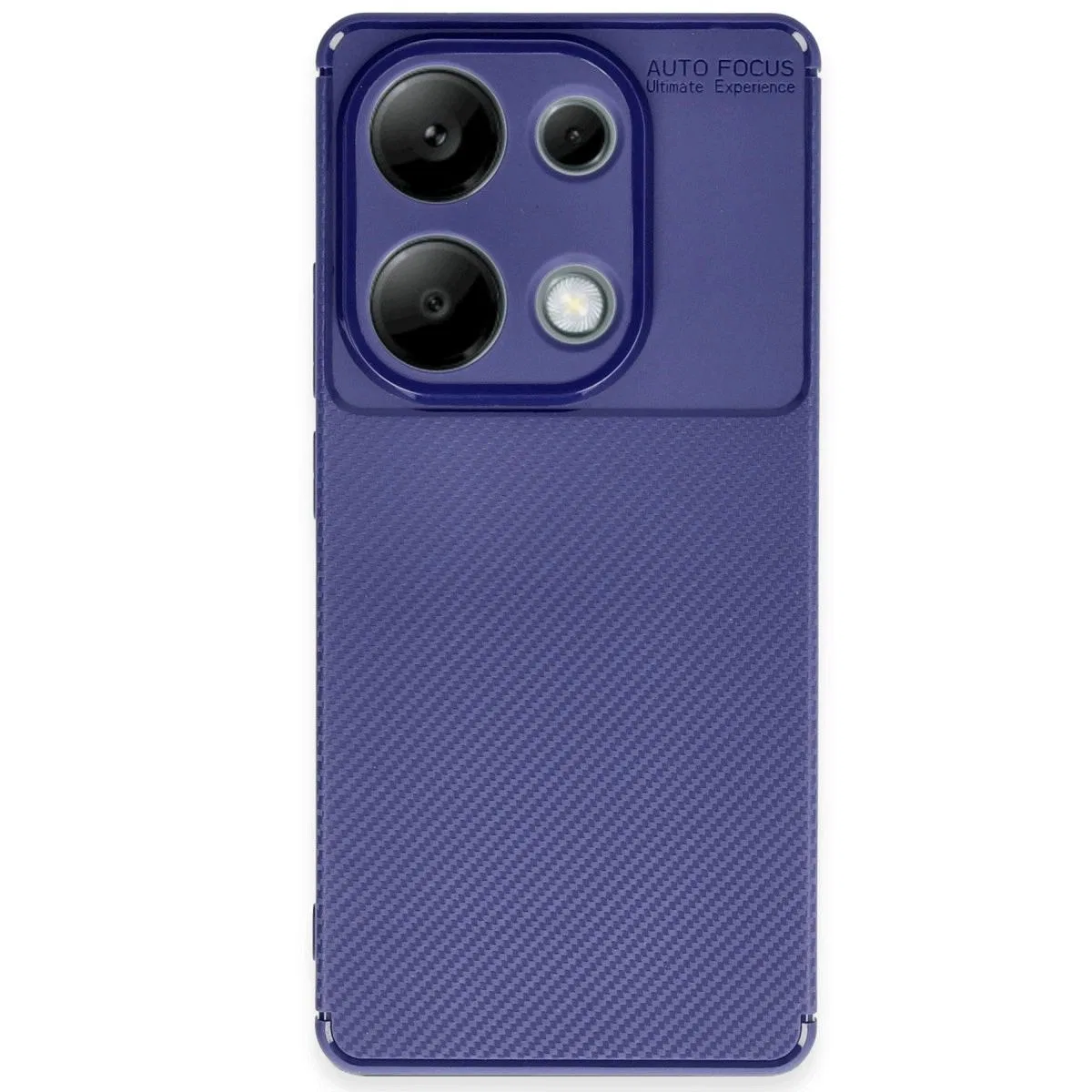 Xiaomi Redmi Note 13 Pro 4g Kılıf Auto Focus Karbon Kapak - Lacivert görsel 4