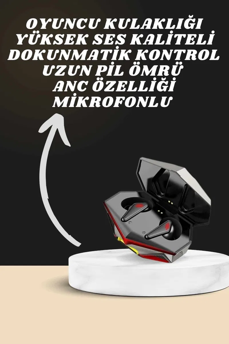 7 Kordonlu Akıllı Saat Ve Oyuncu Kulaklığı Bluetooth Bağlantılı Android ve İOS Uyumlu görsel 2