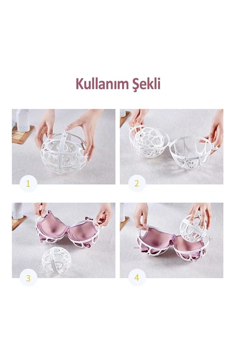 Çamaşır Makinesi Sütyen Yıkama Topu TİM315 görsel 8