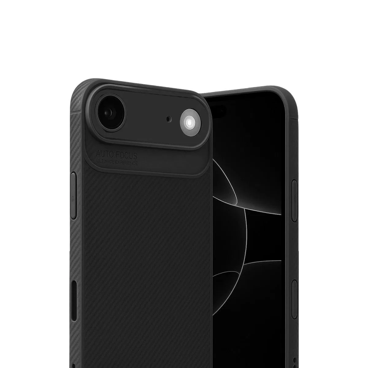 Apple İphone 17 Air Auto Focus Karbon Kapak - Siyah görsel 2