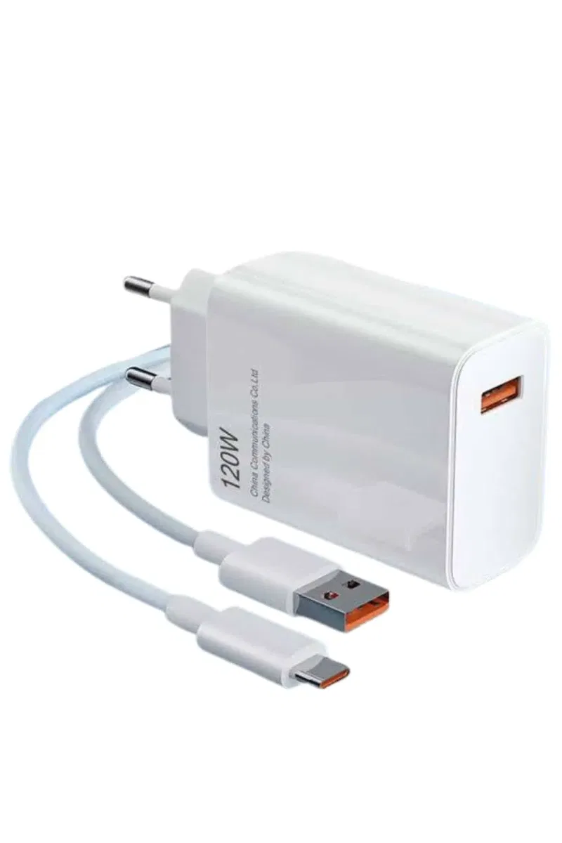 Turbo Hızlı Şarj Destekli 120W USB-C Şarj Seti görsel 3