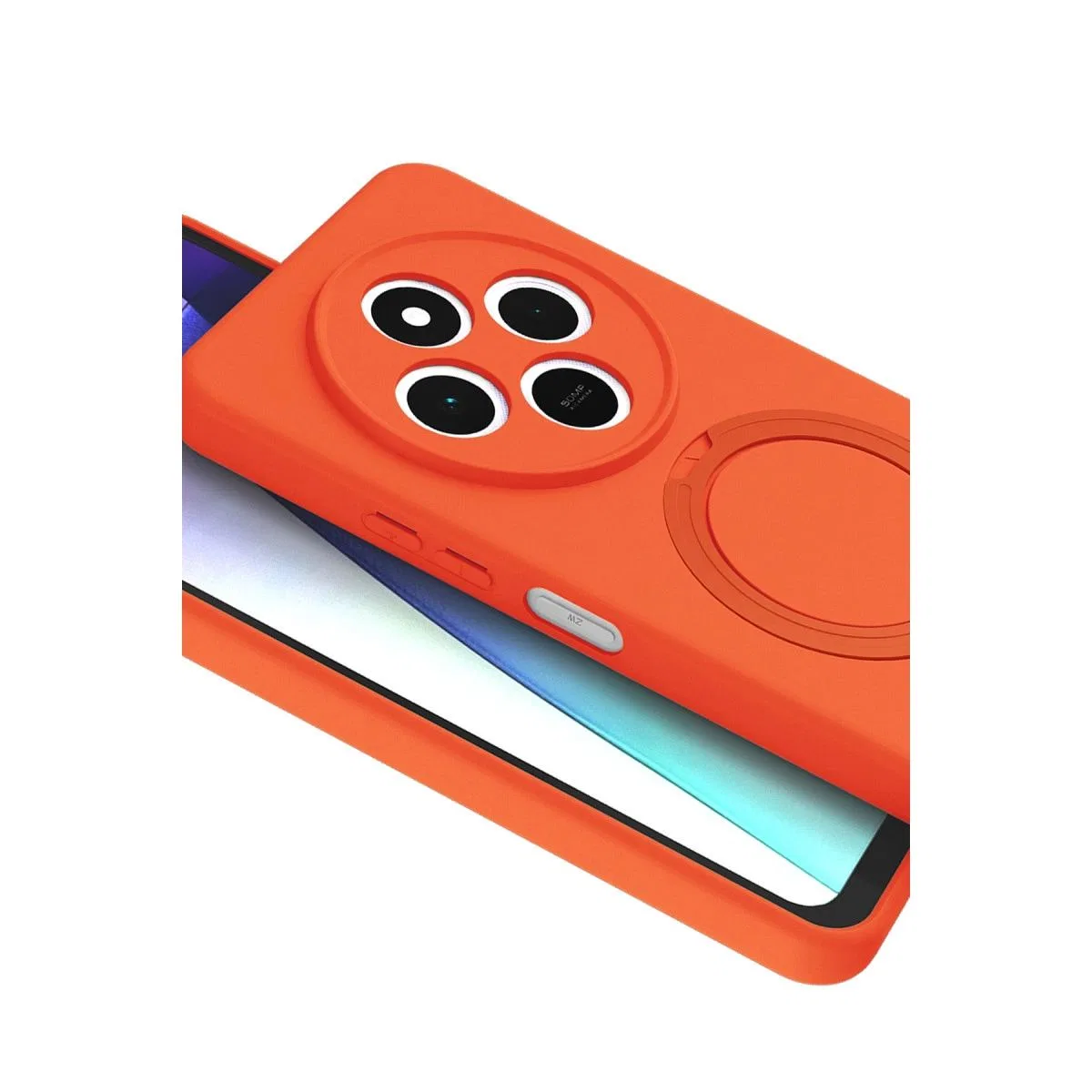 Xiaomi Redmi 14c Regal Magsafe Standlı Kapak - Turuncu görsel 3