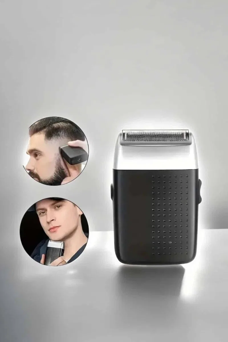 Tıraş Makinesi Mini Sinek Kaydı Şarjlı Taşınabilir Paslanmaz Çelik görsel 5