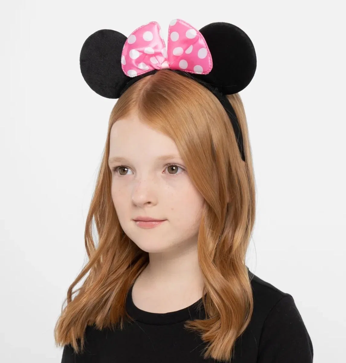 Pembe Fiyonklu Minnie Mouse Tacı Mini Kulak görsel 3
