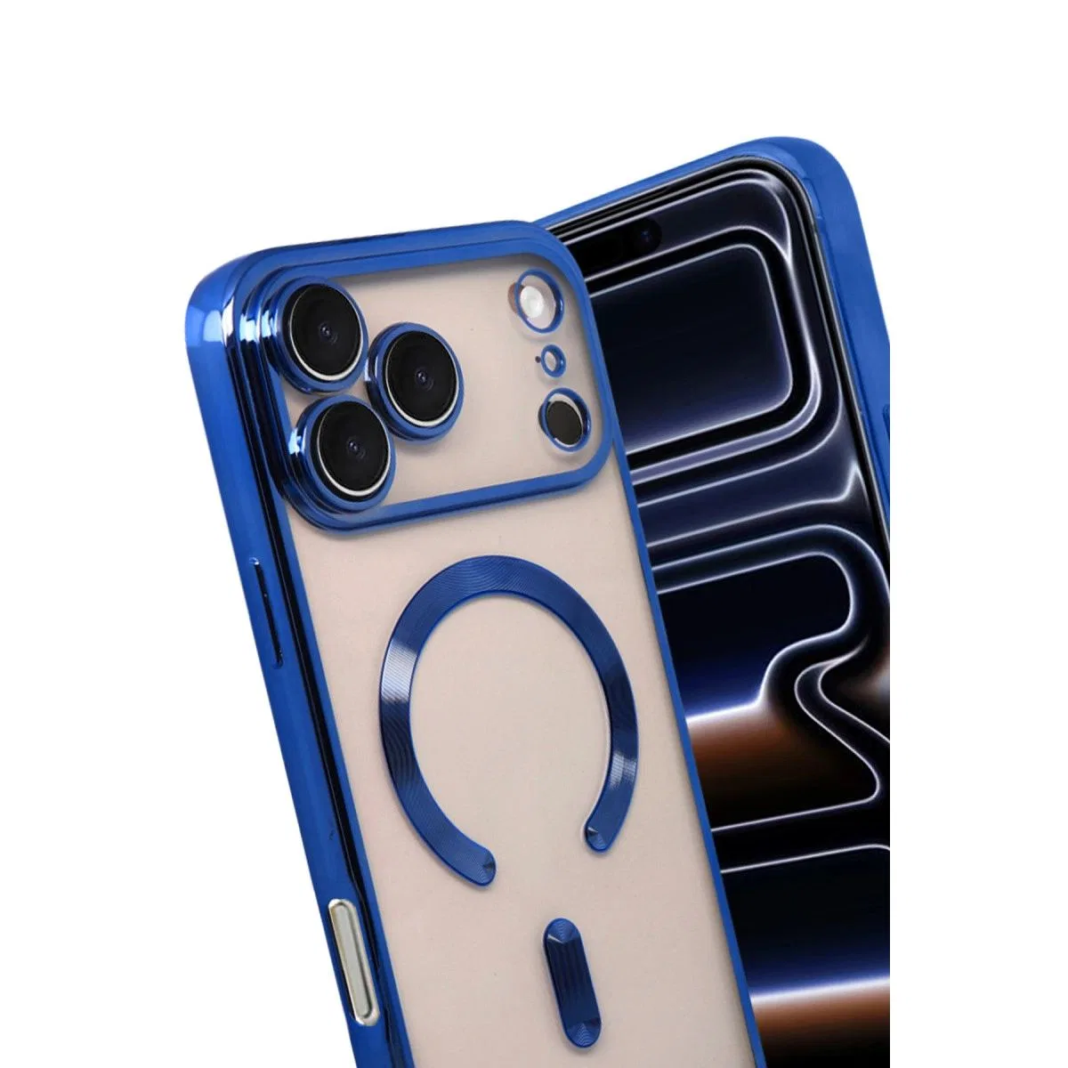Apple İphone 17 Pro Kross Magneticsafe Kapak - Lacivert görsel 3