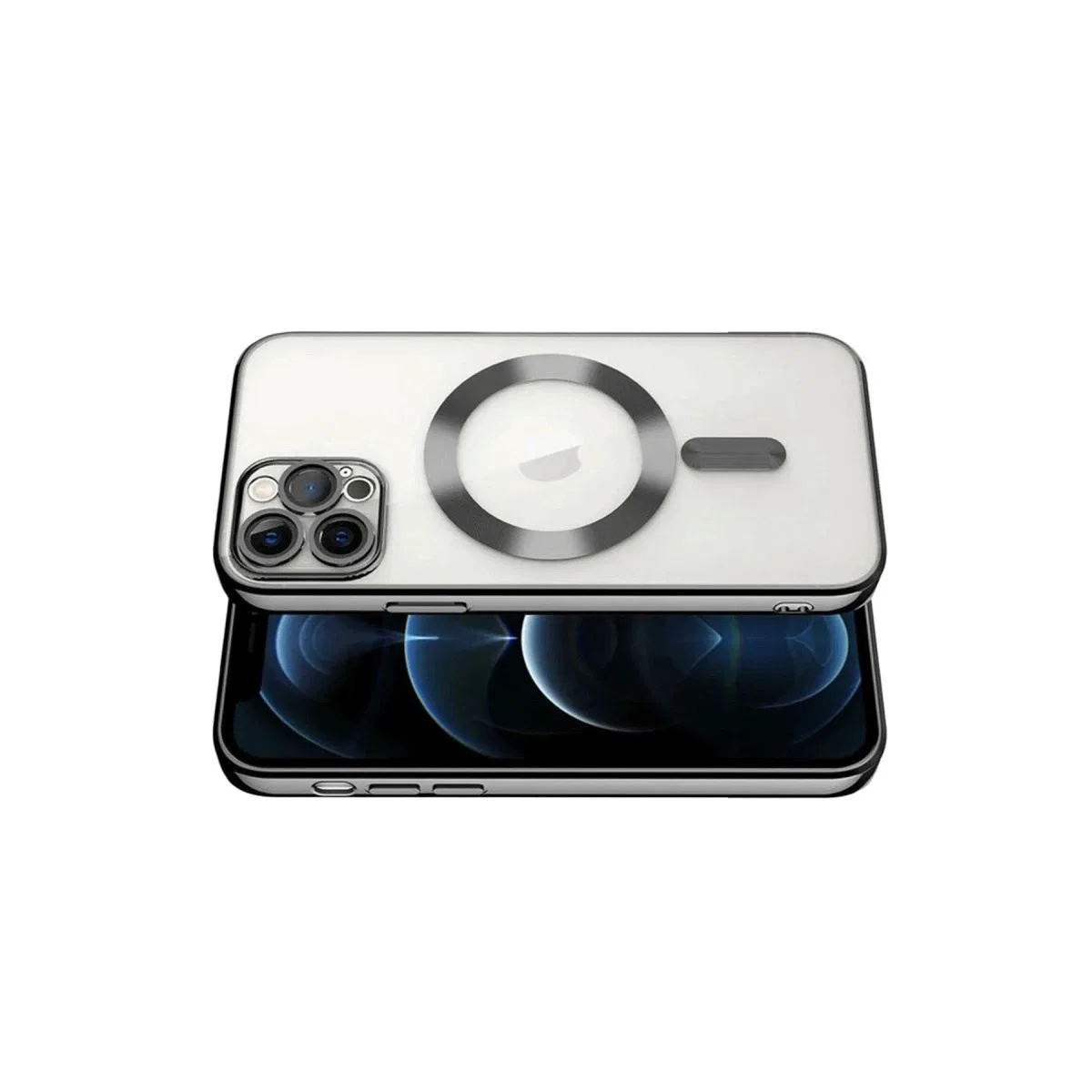 Apple İphone 13 Pro Kılıf Kross Magneticsafe Kapak - Siyah görsel 3