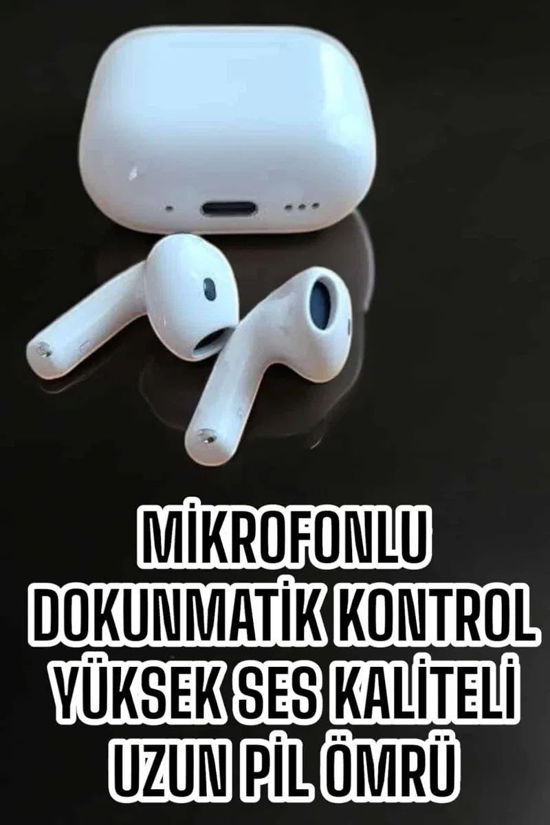 Kaliteli Ucuz İOS ve Android Uyumlu TWS Bluetooth Kulaklık ANC Özelliği görsel 3