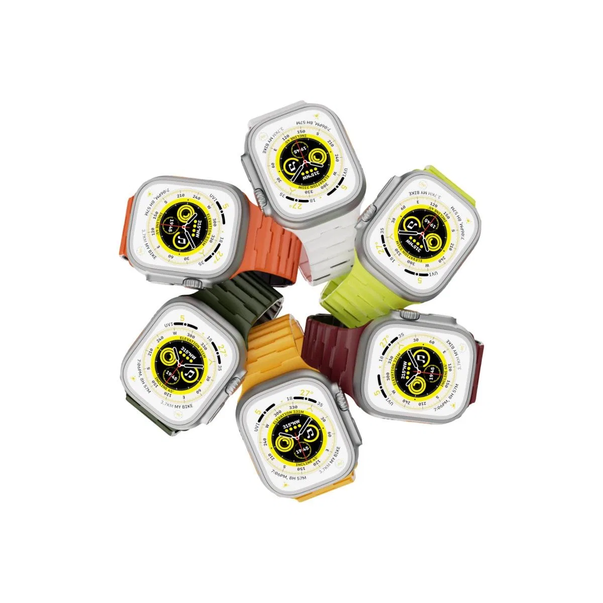 Apple Watch Ultra 49mm Wowen Kordon (saat Değildir) - Turuncu görsel 2