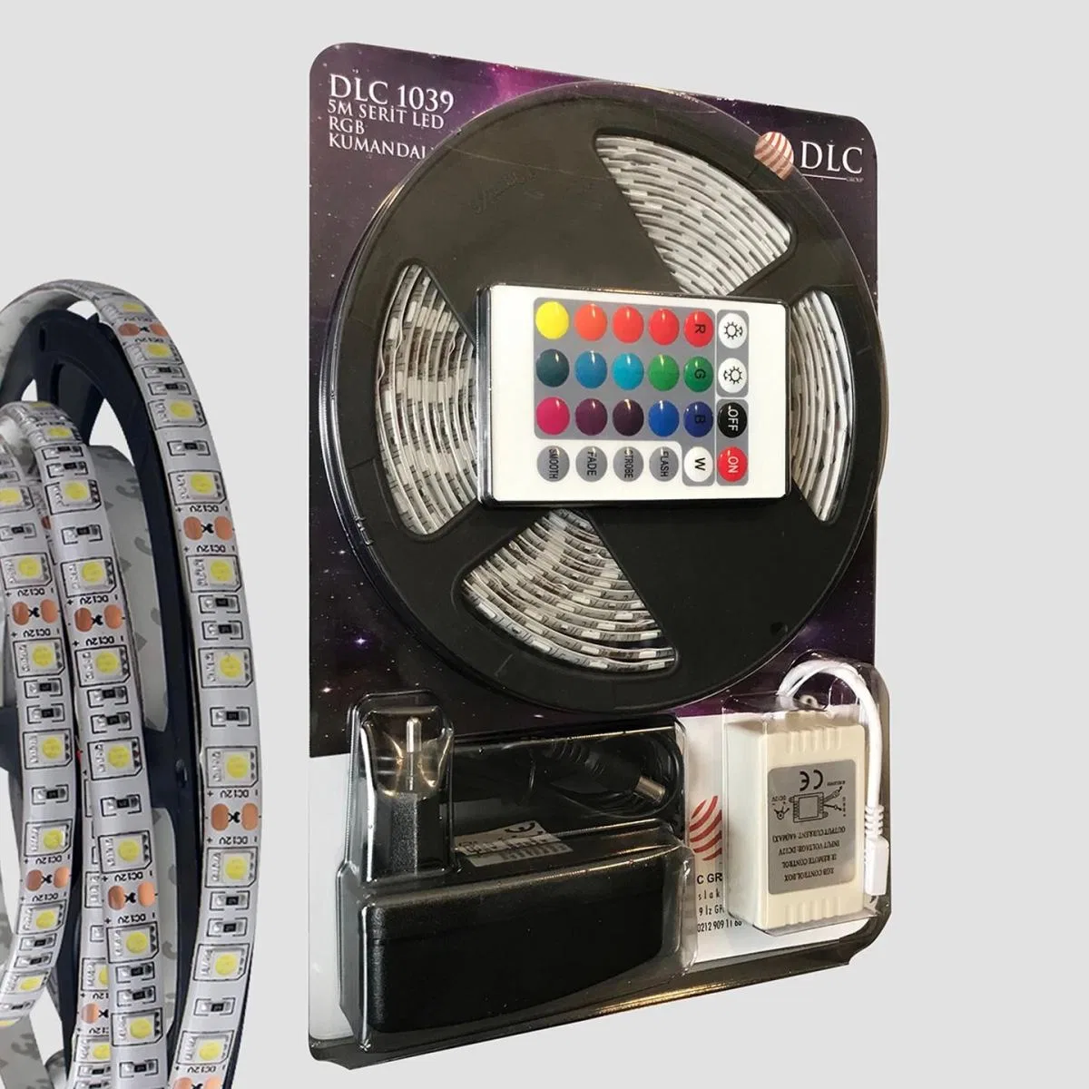 5 Metre Rgb Şerit Led Seti-iç Ve Dış Mekan Silikonlu-tak Çalıştır görsel 3