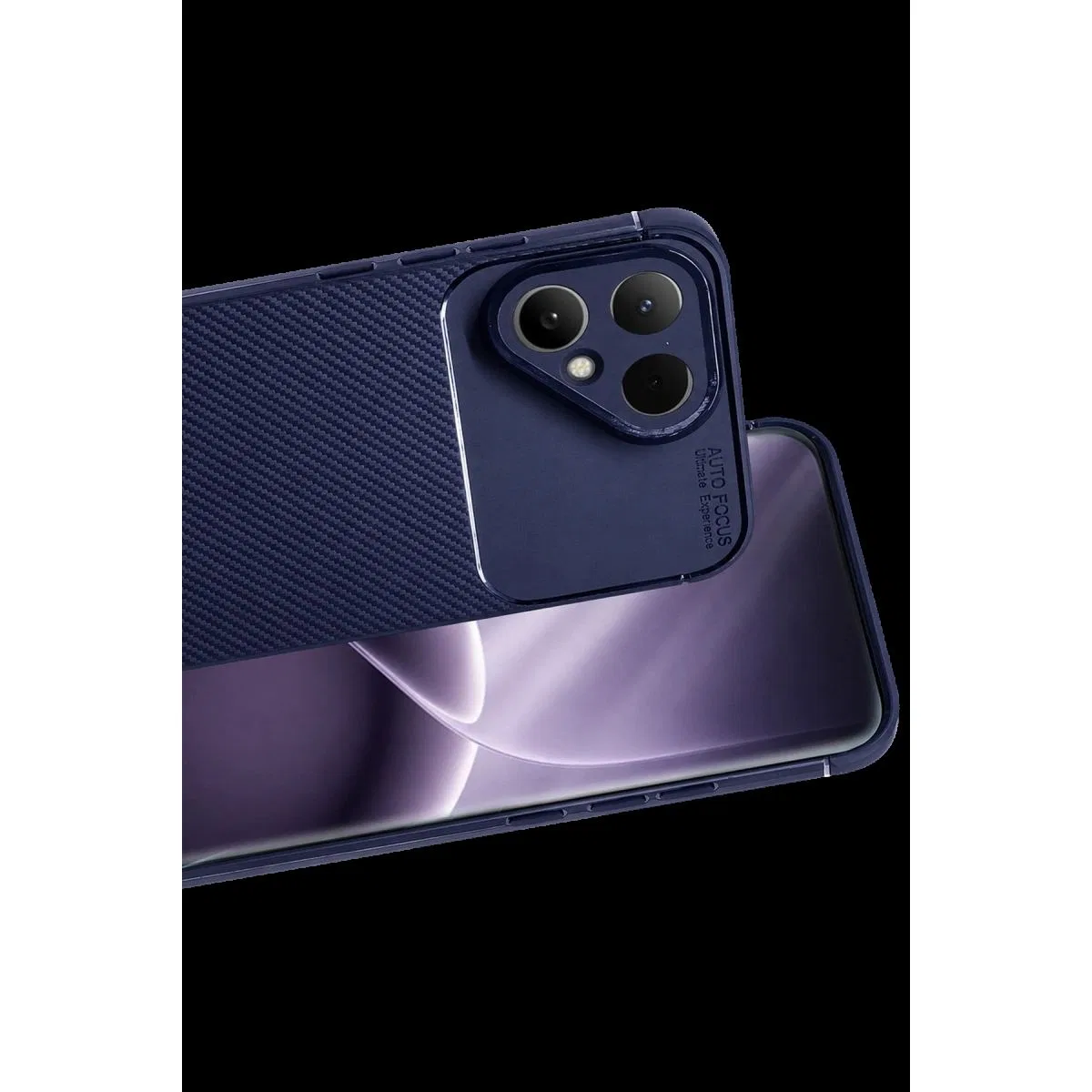 Tecno Pova Curve 2 5g Auto Focus Karbon Kapak - Lacivert görsel 2