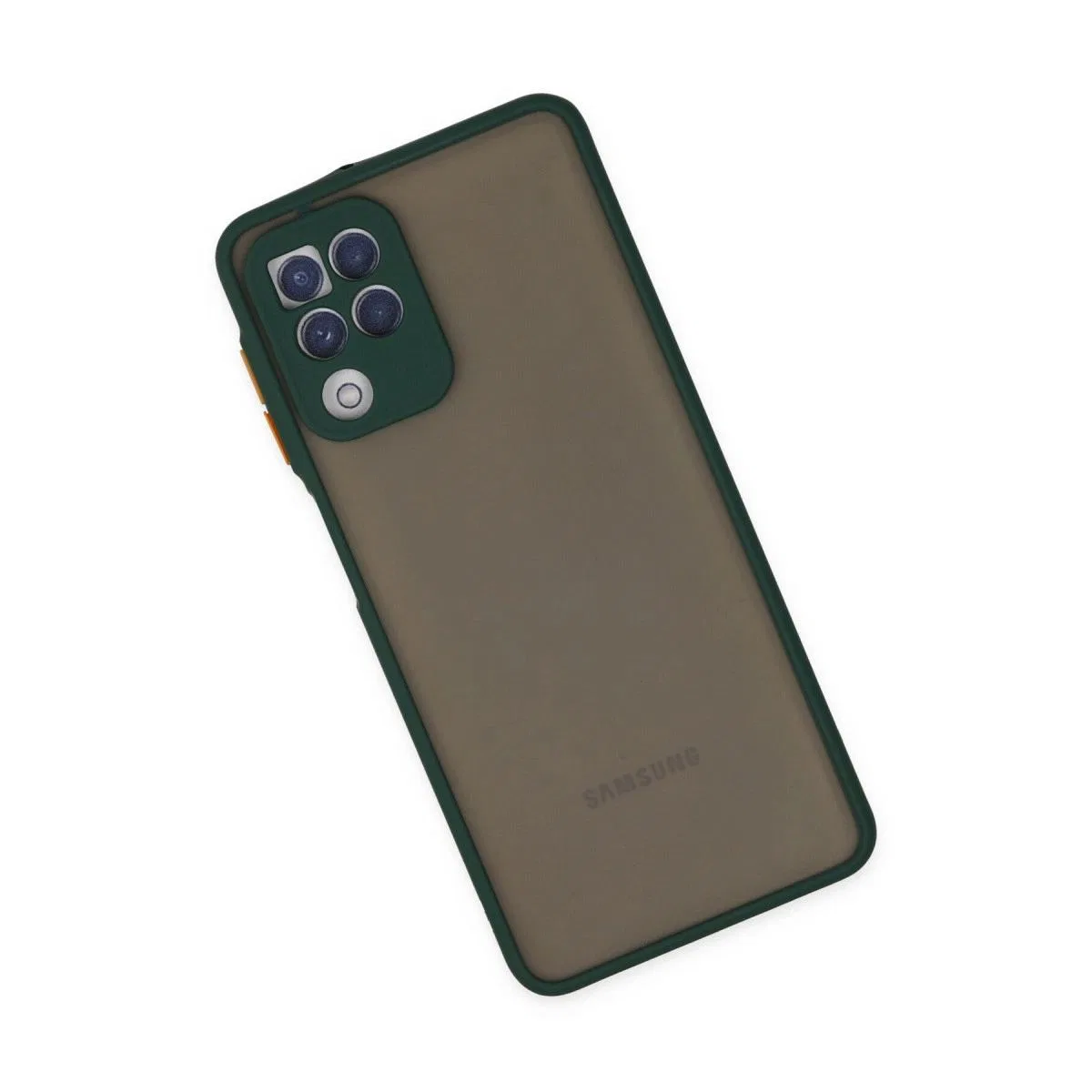 Samsung Galaxy A22 Kılıf Montreal Silikon Kapak - Yeşil görsel 3