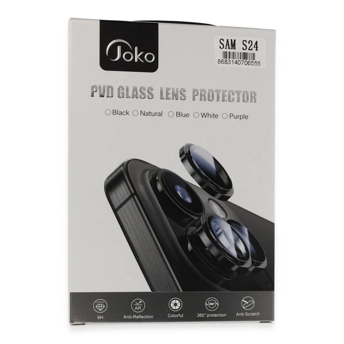 Joko Samsung Galaxy S24 Pvd Metal Kamera Lens - Derin Mor görsel 3